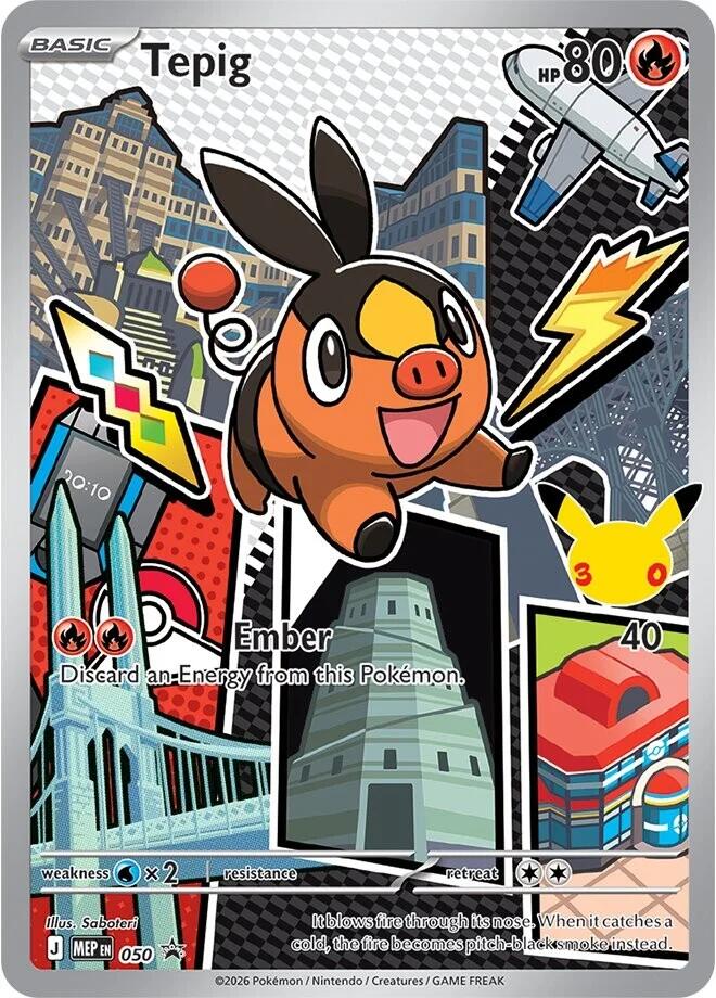 Tepig (050) [Mega Evolution Promo] | Anubis Games and Hobby