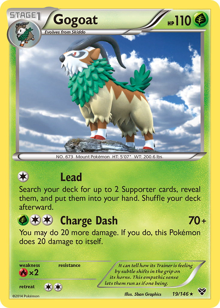 Gogoat (19/146) [XY: Base Set] | Anubis Games and Hobby