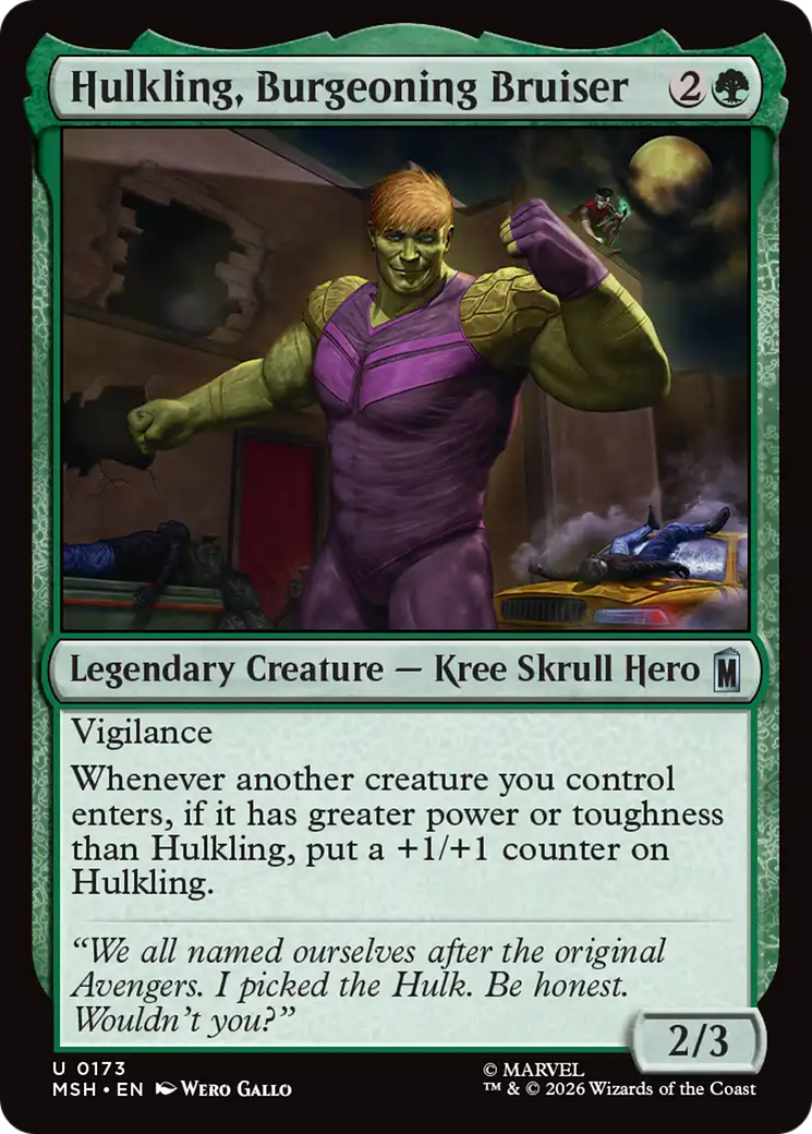 Hulkling, Burgeoning Bruiser [Marvel Super Heroes] | Anubis Games and Hobby