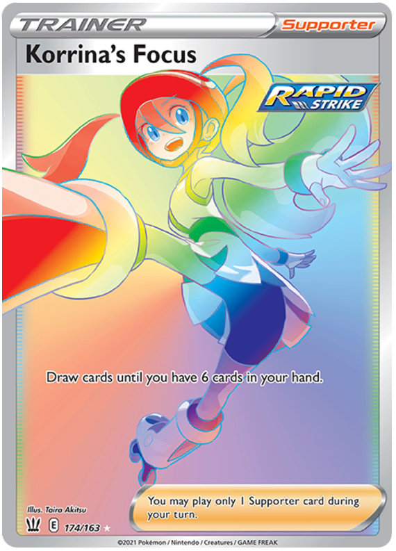 Korrina's Focus (174/163) [Sword & Shield: Battle Styles] | Anubis Games and Hobby