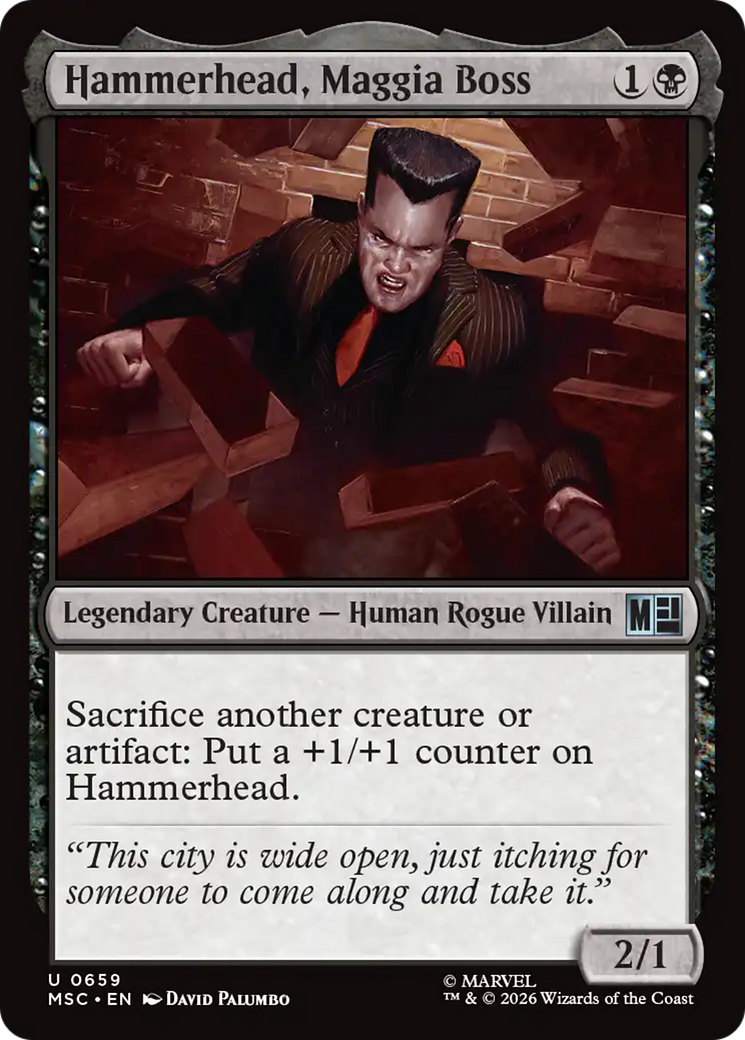 Hammerhead, Maggia Boss [Marvel Super Heroes Commander] | Anubis Games and Hobby