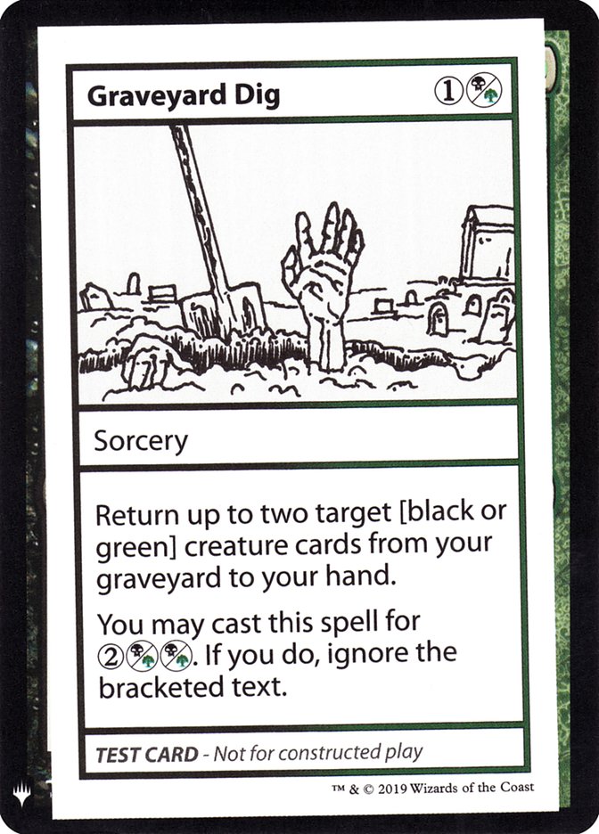 Graveyard Dig [Mystery Booster Playtest Cards] | Anubis Games and Hobby