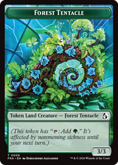 Forest Tentacle // Beast Double-Sided Token [Reality Fracture Tokens] | Anubis Games and Hobby
