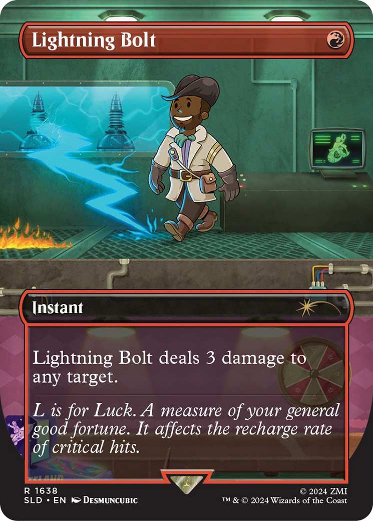 Lightning Bolt (1638) (Rainbow Foil) [Secret Lair Drop Series] | Anubis Games and Hobby