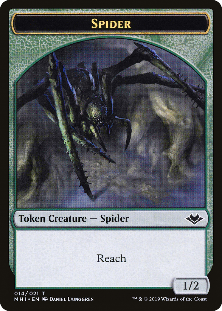 Shapeshifter // Spider Double-Sided Token [Modern Horizons Tokens] | Anubis Games and Hobby