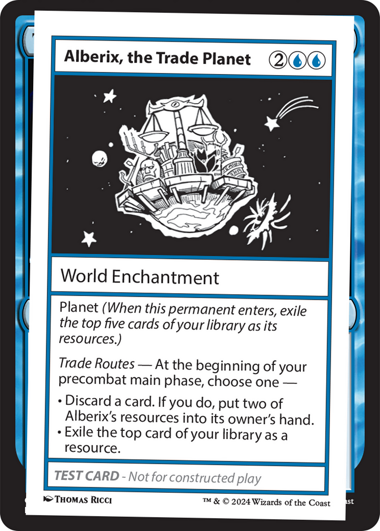 Alberix, the Trade Planet [Mystery Booster 2 Playtest Cards] | Anubis Games and Hobby