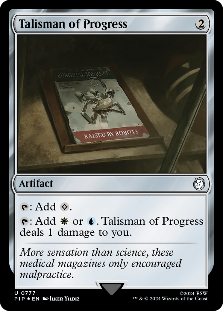 Talisman of Progress (Surge Foil) [Fallout] | Anubis Games and Hobby