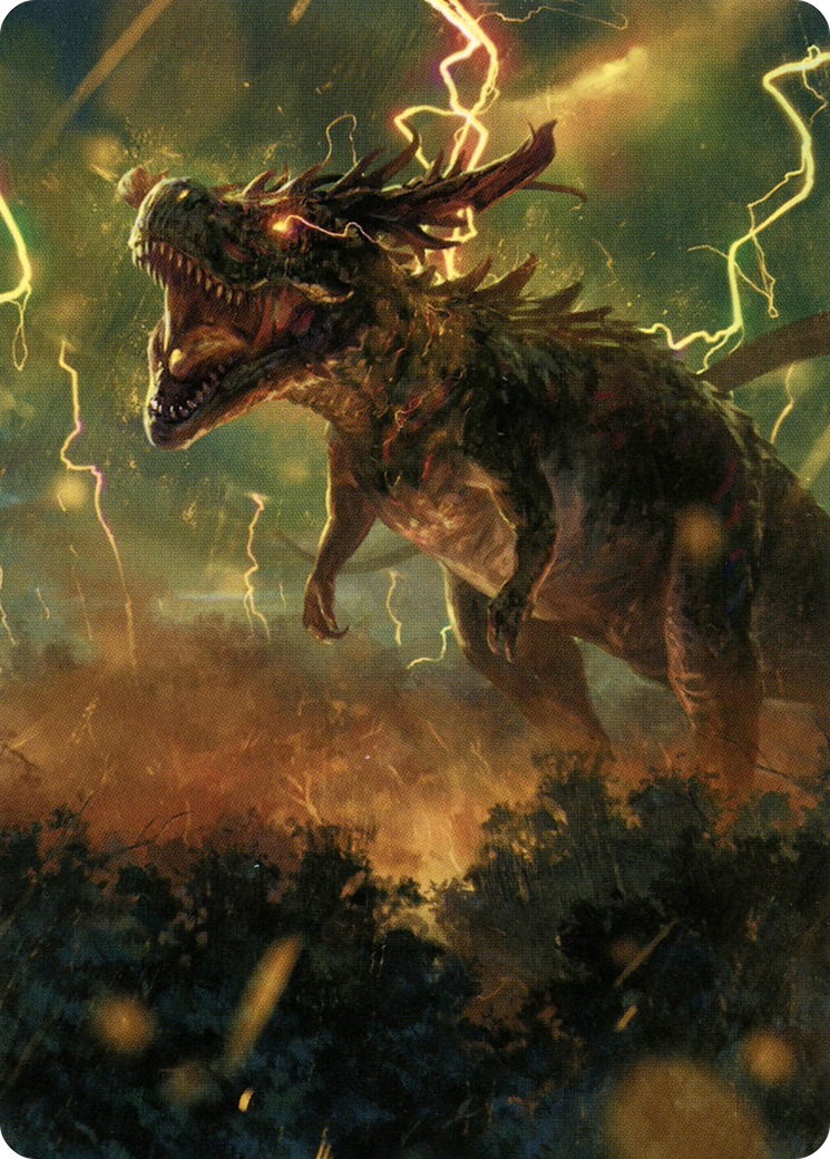 Thrasta, Tempest's Roar Art Card (42) [Modern Horizons 2 Art Series] | Anubis Games and Hobby