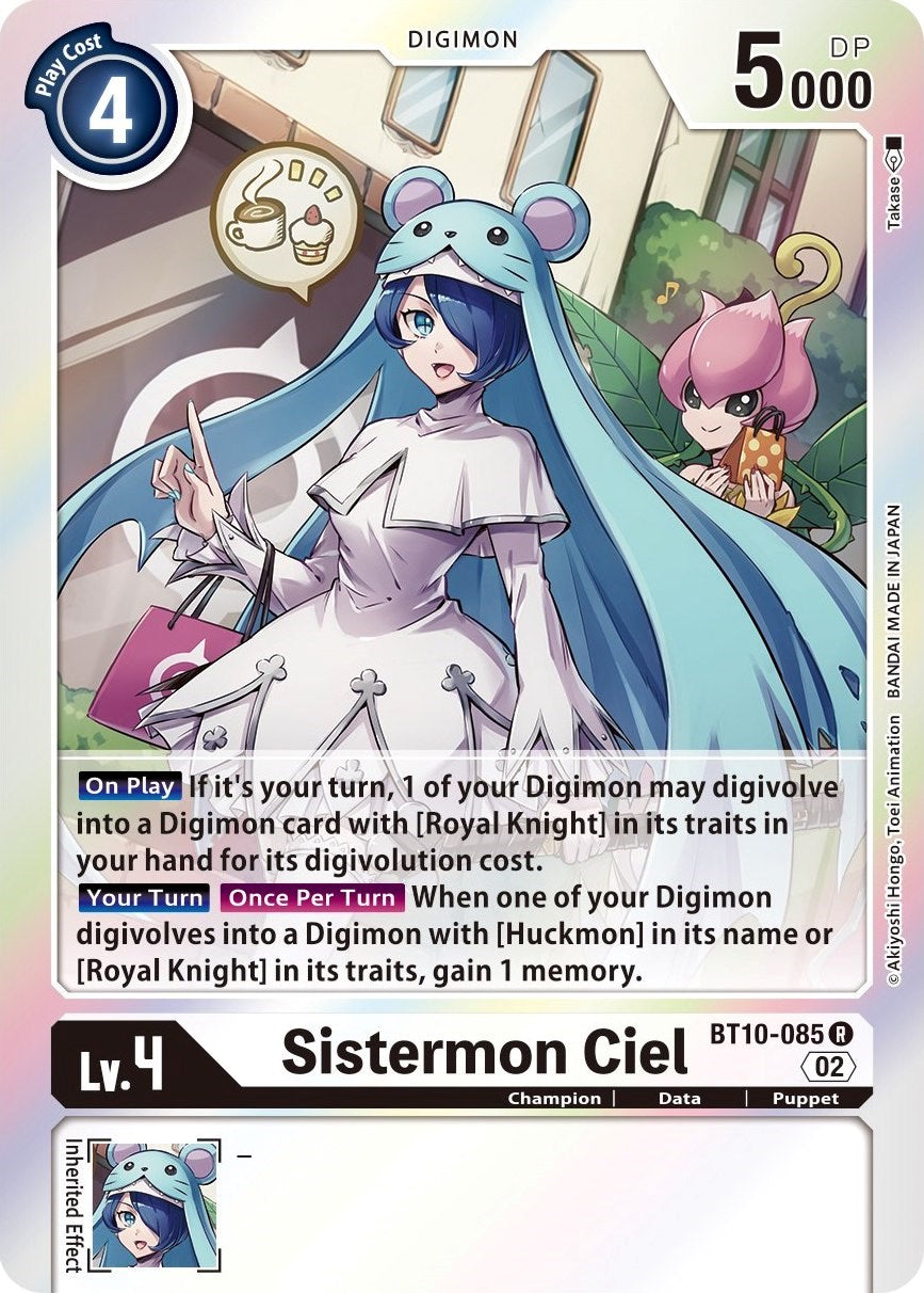 Sistermon Ciel [BT10-085] [Xros Encounter] | Anubis Games and Hobby