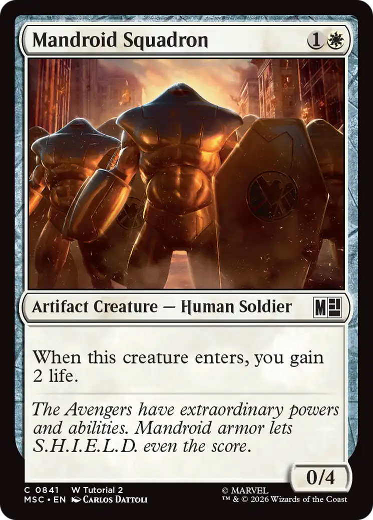 Mandroid Squadron [Marvel Super Heroes Commander] | Anubis Games and Hobby