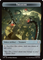 Human Citizen // Treasure Double-Sided Token [Marvel's Spider-Man Tokens] | Anubis Games and Hobby