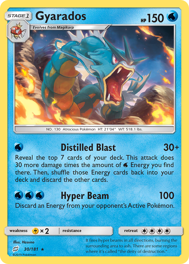 Gyarados (30/181) [Sun & Moon: Team Up] | Anubis Games and Hobby