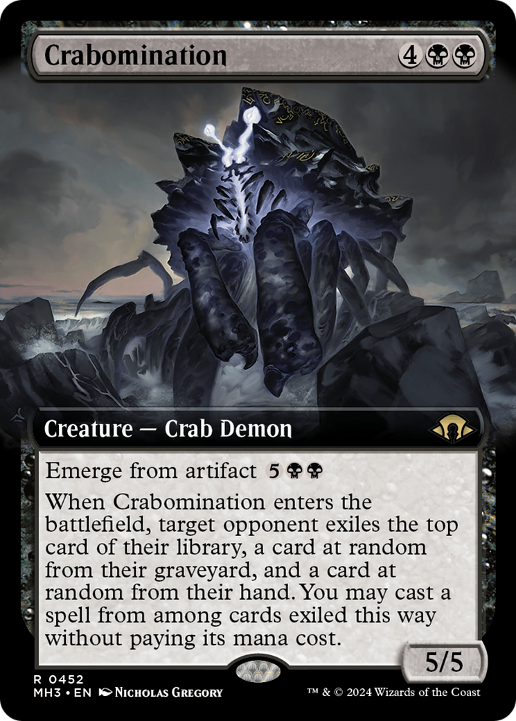 Crabomination (Extended Art) [Modern Horizons 3] | Anubis Games and Hobby