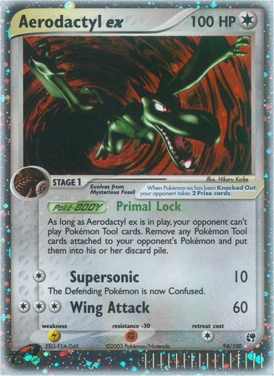 Aerodactyl ex (94/100) [EX: Sandstorm] | Anubis Games and Hobby