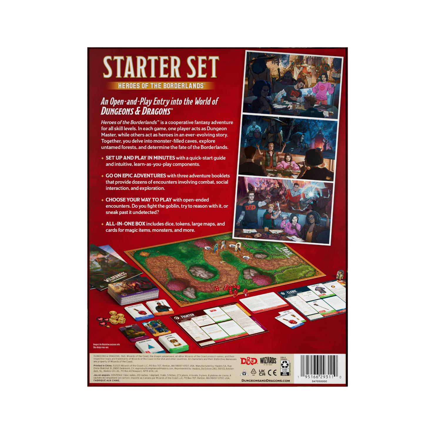 D&D: Starter Set Heroes of the Borderlands | Anubis Games and Hobby
