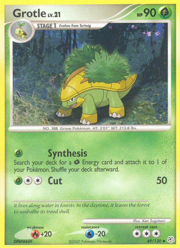 Grotle (49/130) [Diamond & Pearl: Base Set] | Anubis Games and Hobby