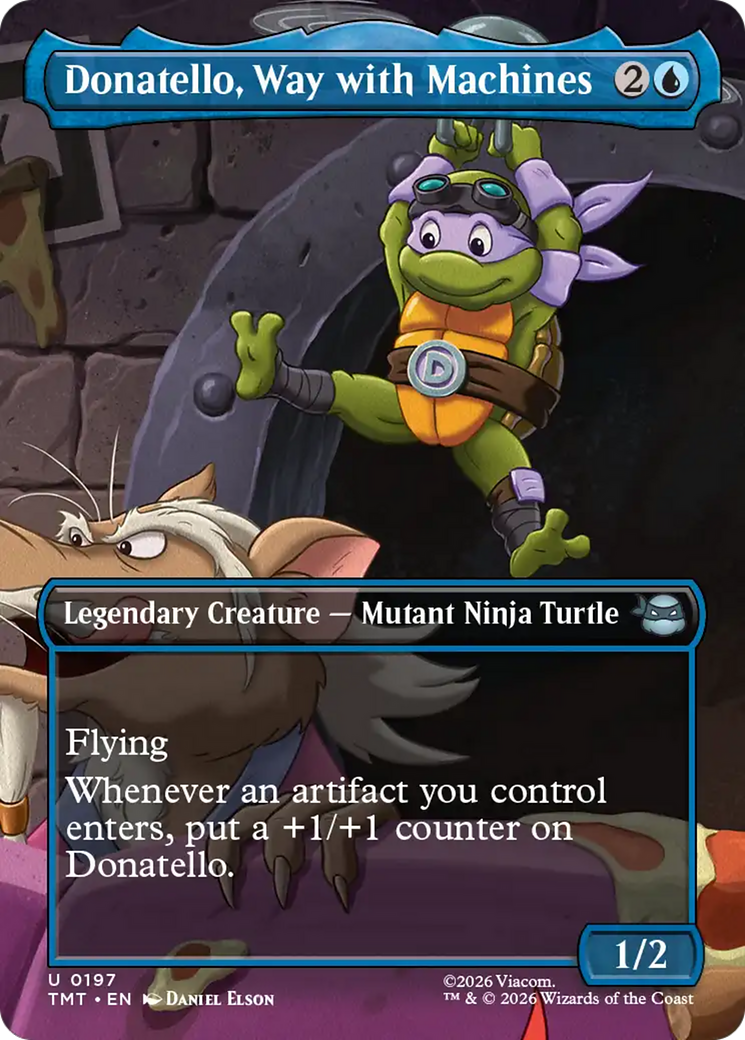 Donatello, Way with Machines (Borderless) [Teenage Mutant Ninja Turtles] | Anubis Games and Hobby