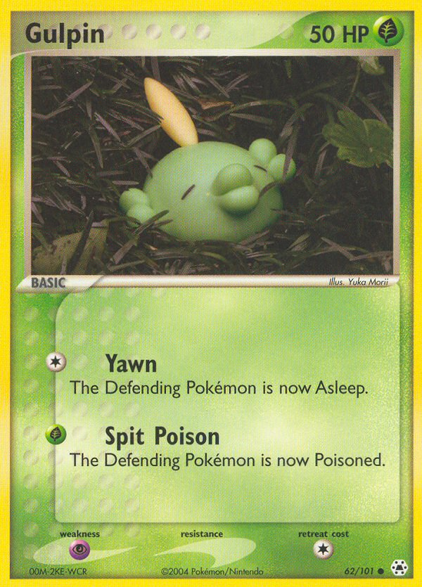 Gulpin (62/101) [EX: Hidden Legends] | Anubis Games and Hobby