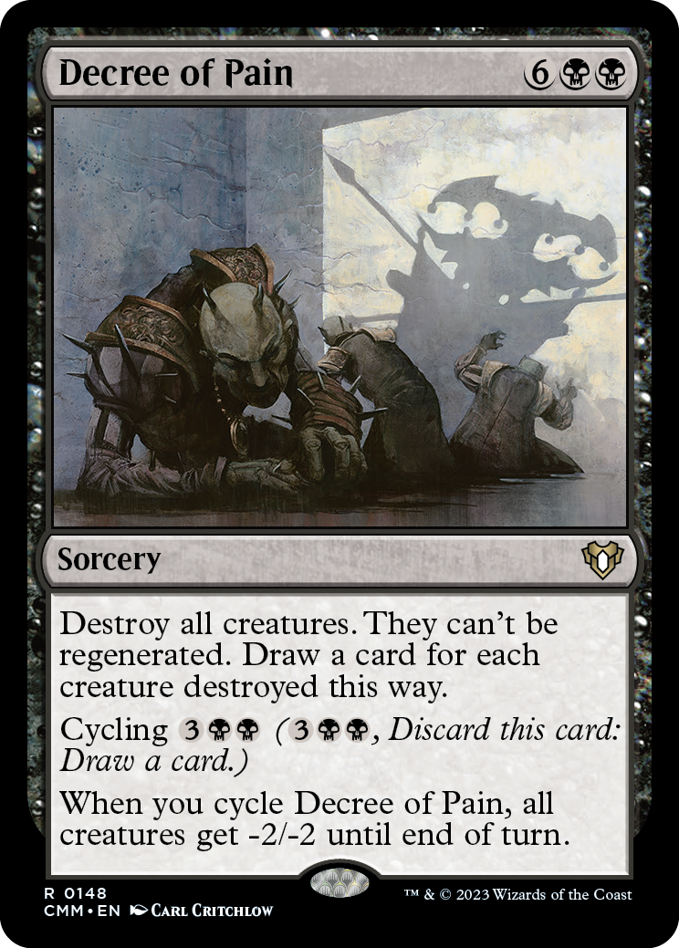 Decree of Pain [Commander Masters] | Anubis Games and Hobby