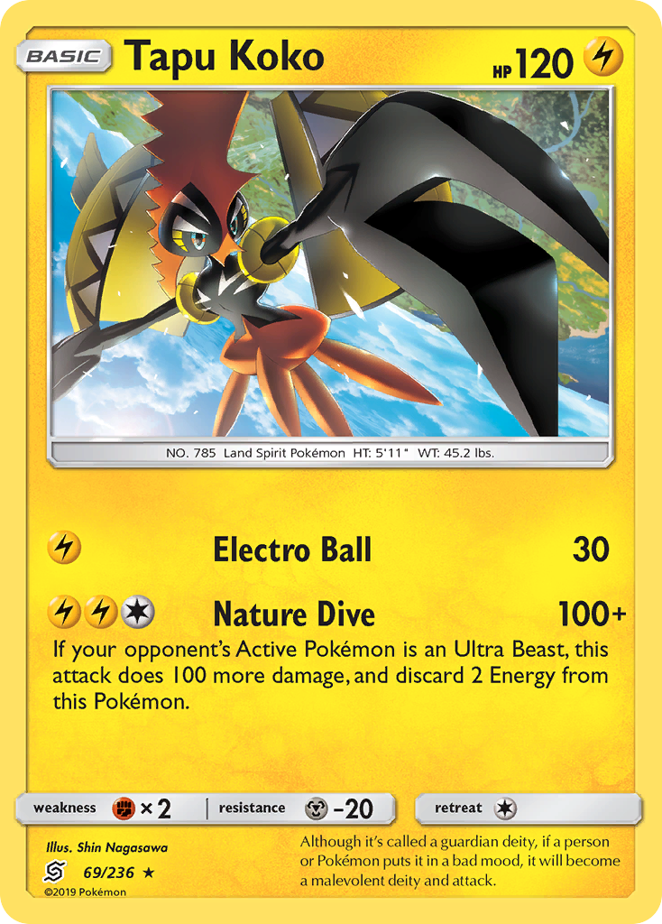 Tapu Koko (69/236) [Sun & Moon: Unified Minds] | Anubis Games and Hobby