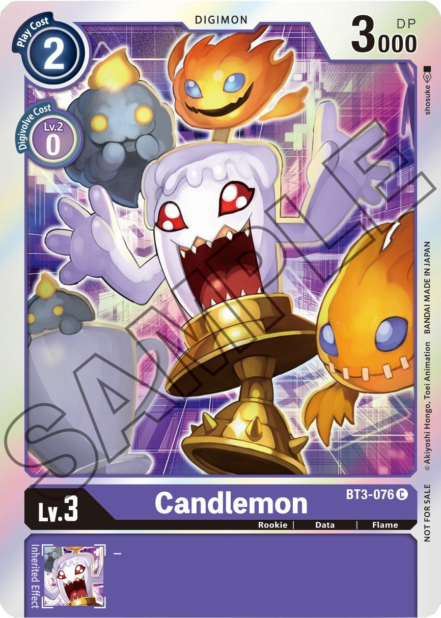 Candlemon [BT3-076] (Event Pack 1) [Release Special Booster Promos] | Anubis Games and Hobby