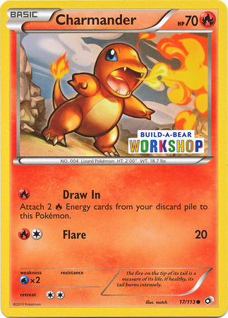 Charmander (17/113) (Build A Bear Workshop Exclusive) [Black & White: Legendary Treasures] | Anubis Games and Hobby