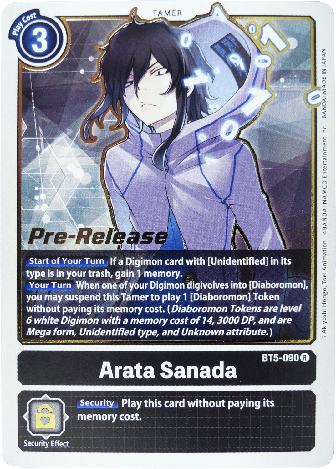 Arata Sanada [BT5-090] [Battle of Omni Pre-Release Promos] | Anubis Games and Hobby