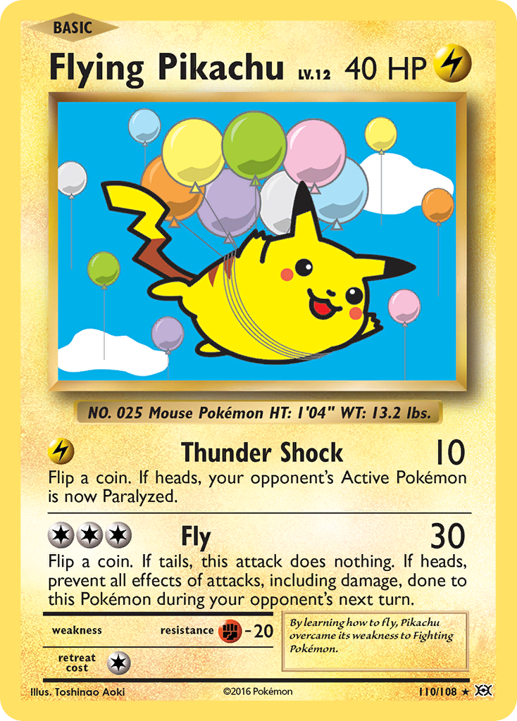 Flying Pikachu (110/108) [XY: Evolutions] | Anubis Games and Hobby