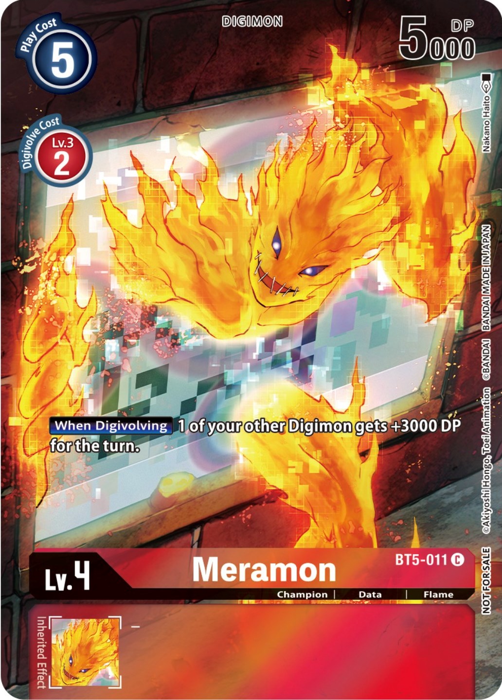 Meramon [BT5-011] (25th Special Memorial Pack) [Battle of Omni Promos] | Anubis Games and Hobby