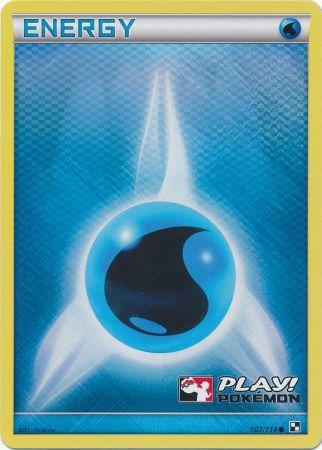 Water Energy (107/114) (Play Pokemon Promo) [Black & White: Base Set] | Anubis Games and Hobby