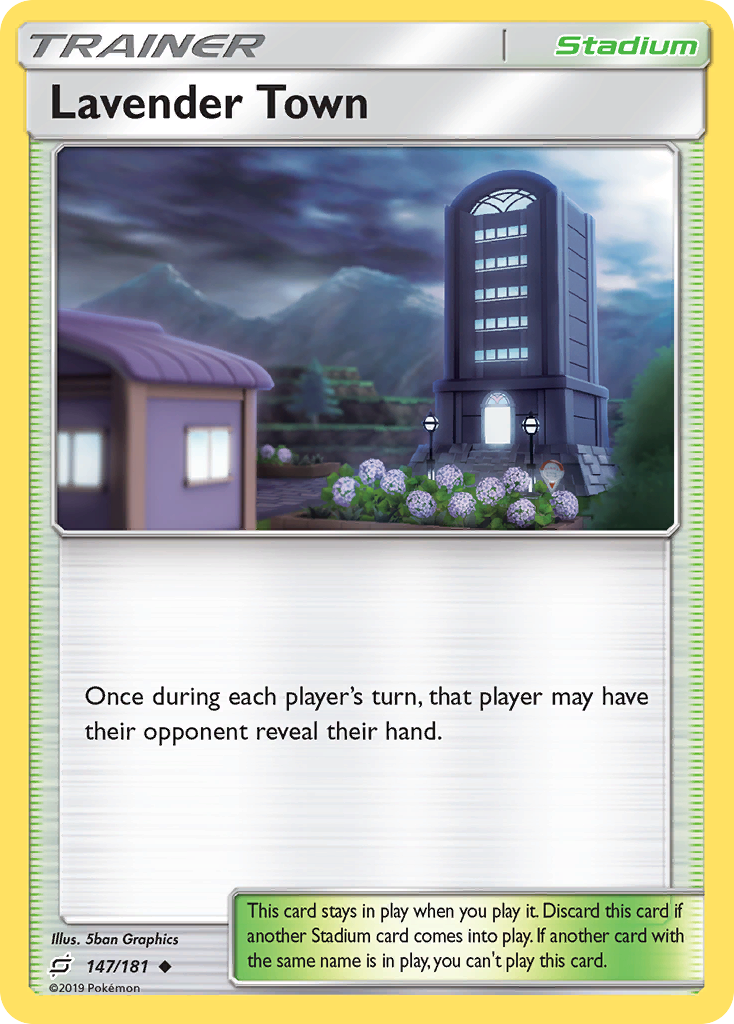 Lavender Town (147/181) [Sun & Moon: Team Up] | Anubis Games and Hobby