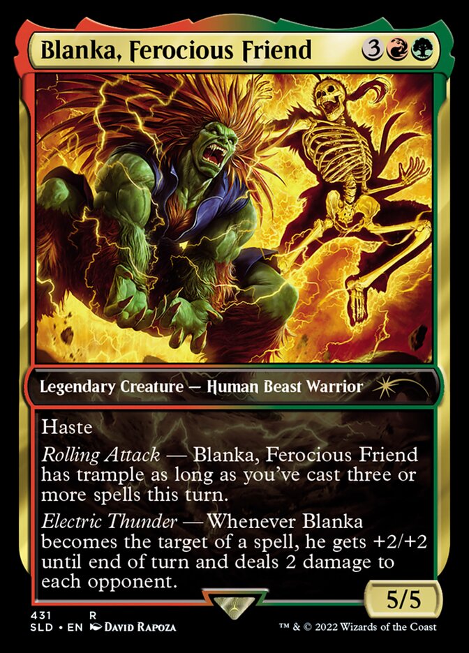 Blanka, Ferocious Friend [Secret Lair Drop Series] | Anubis Games and Hobby