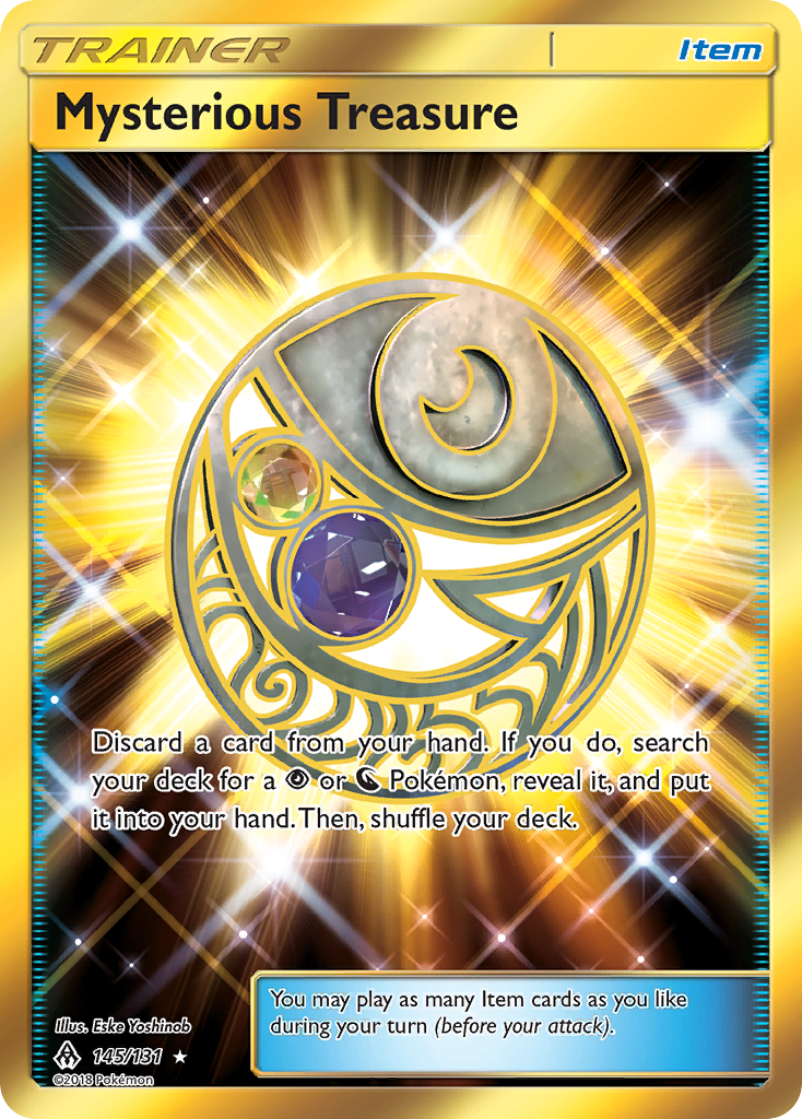 Mysterious Treasure (145/131) [Sun & Moon: Forbidden Light] | Anubis Games and Hobby