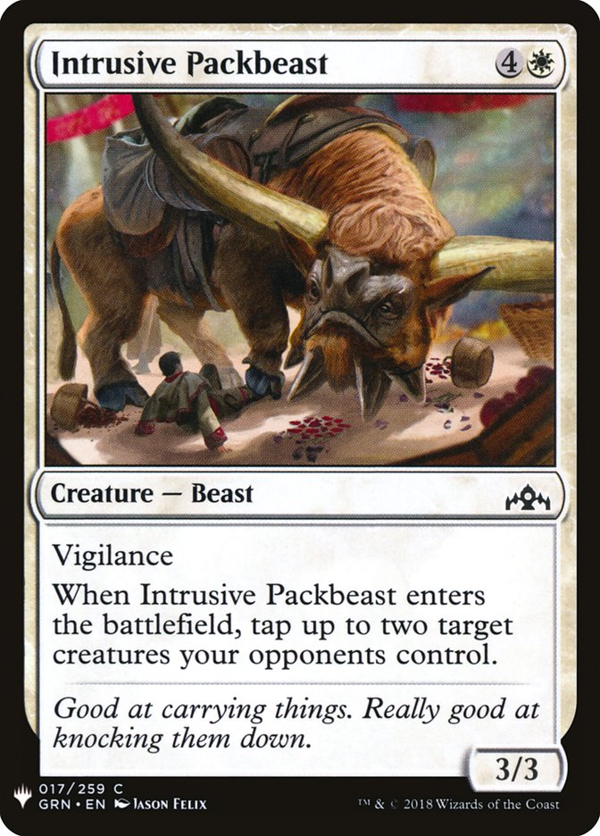 Intrusive Packbeast [Mystery Booster] | Anubis Games and Hobby