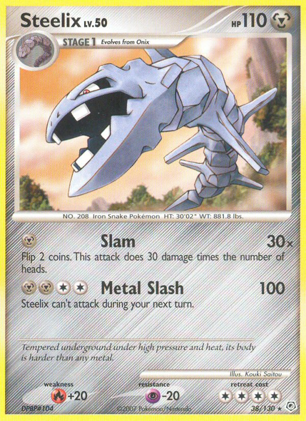 Steelix (38/130) [Diamond & Pearl: Base Set] | Anubis Games and Hobby