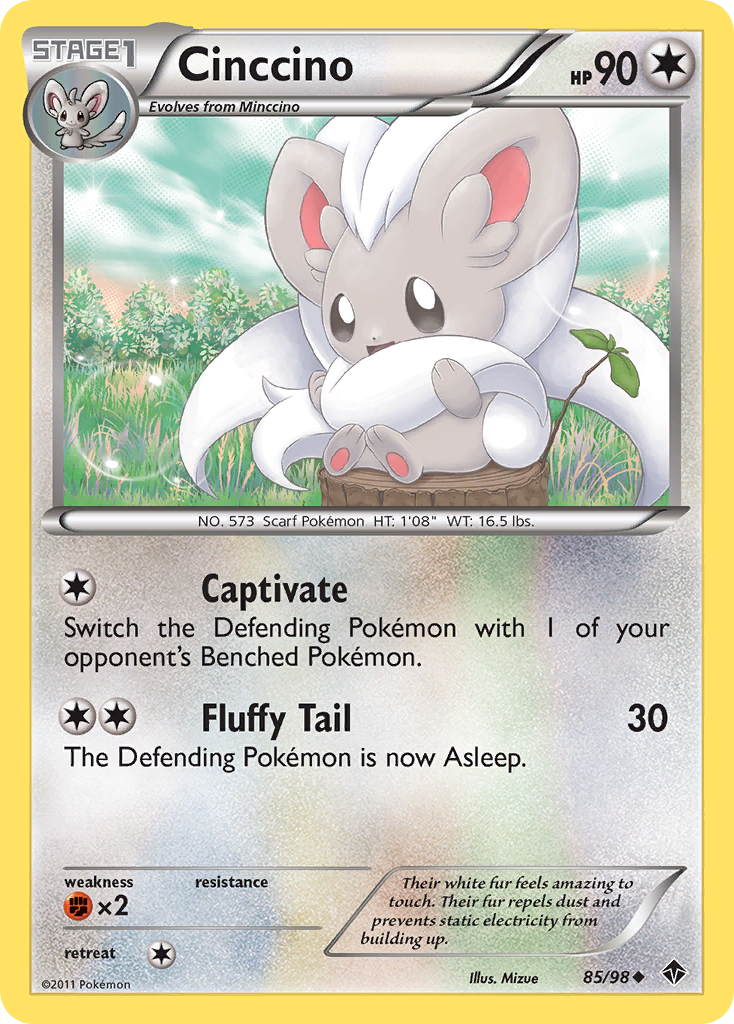 Cinccino (85/98) [Black & White: Emerging Powers] | Anubis Games and Hobby