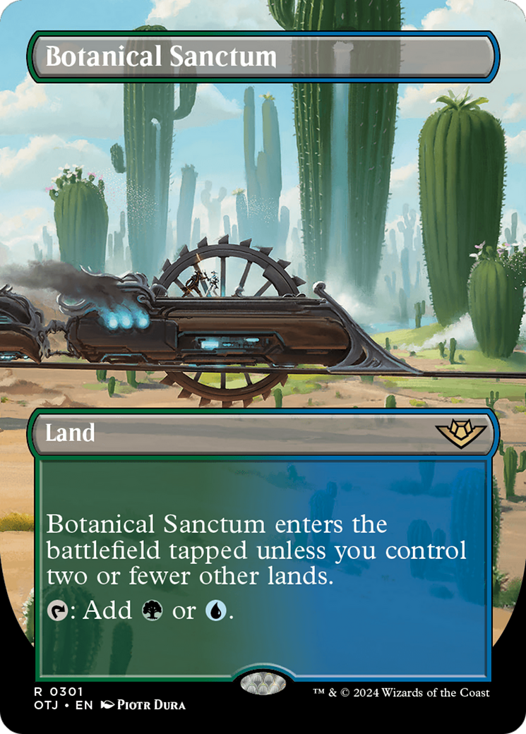 Botanical Sanctum (Borderless) [Outlaws of Thunder Junction] | Anubis Games and Hobby