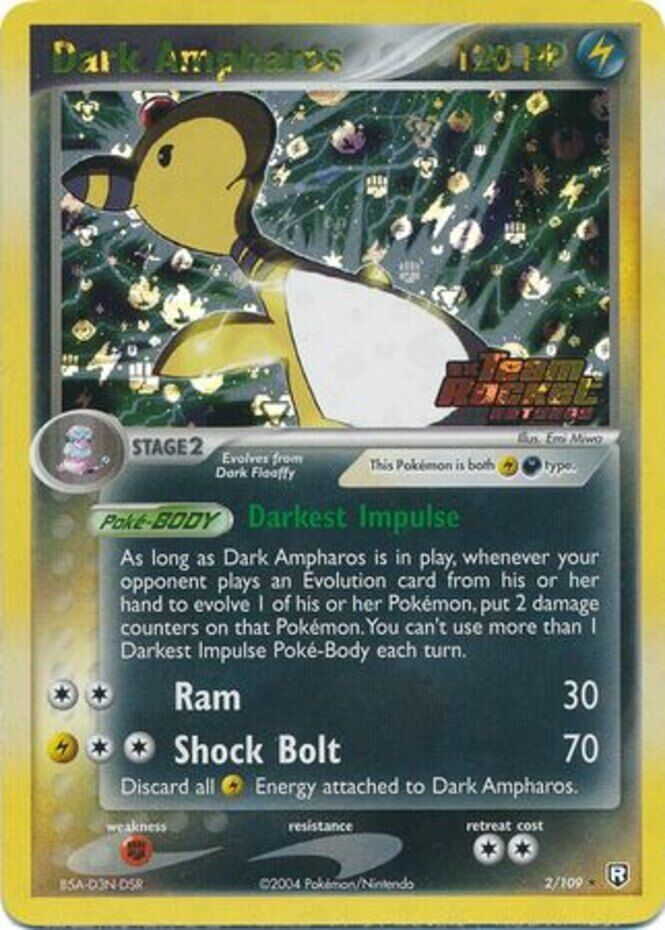 Dark Ampharos (2/109) (Stamped) [EX: Team Rocket Returns] | Anubis Games and Hobby