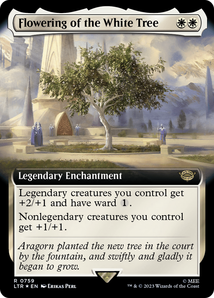 Flowering of the White Tree (Extended Art) (Surge Foil) [The Lord of the Rings: Tales of Middle-Earth] | Anubis Games and Hobby