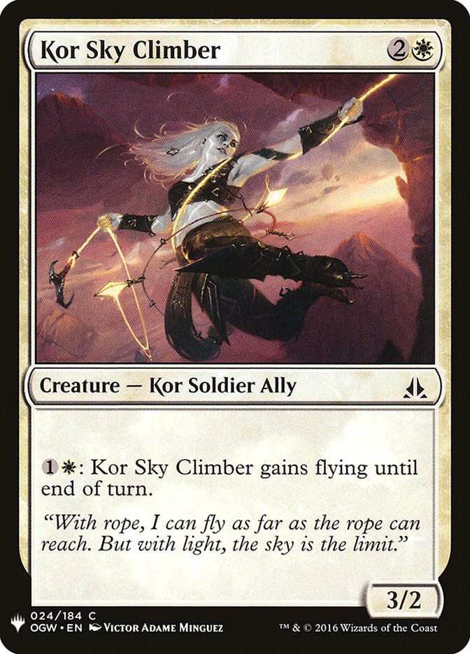 Kor Sky Climber [Mystery Booster] | Anubis Games and Hobby