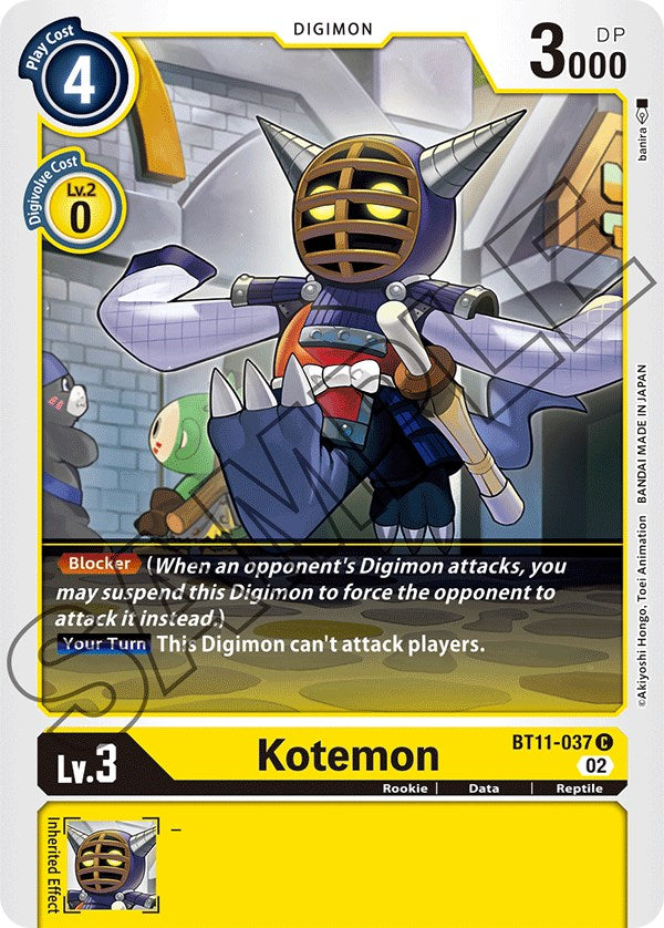 Kotemon [BT11-037] [Dimensional Phase] | Anubis Games and Hobby