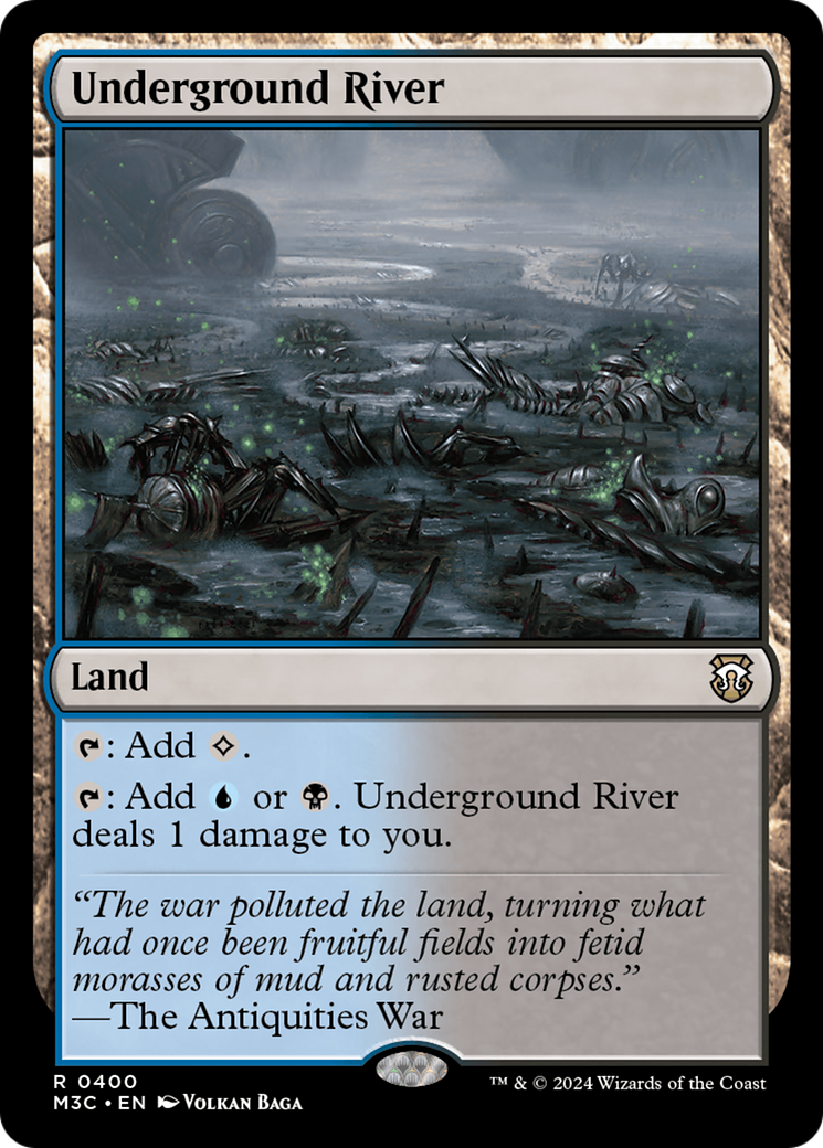 Underground River (Ripple Foil) [Modern Horizons 3 Commander] | Anubis Games and Hobby