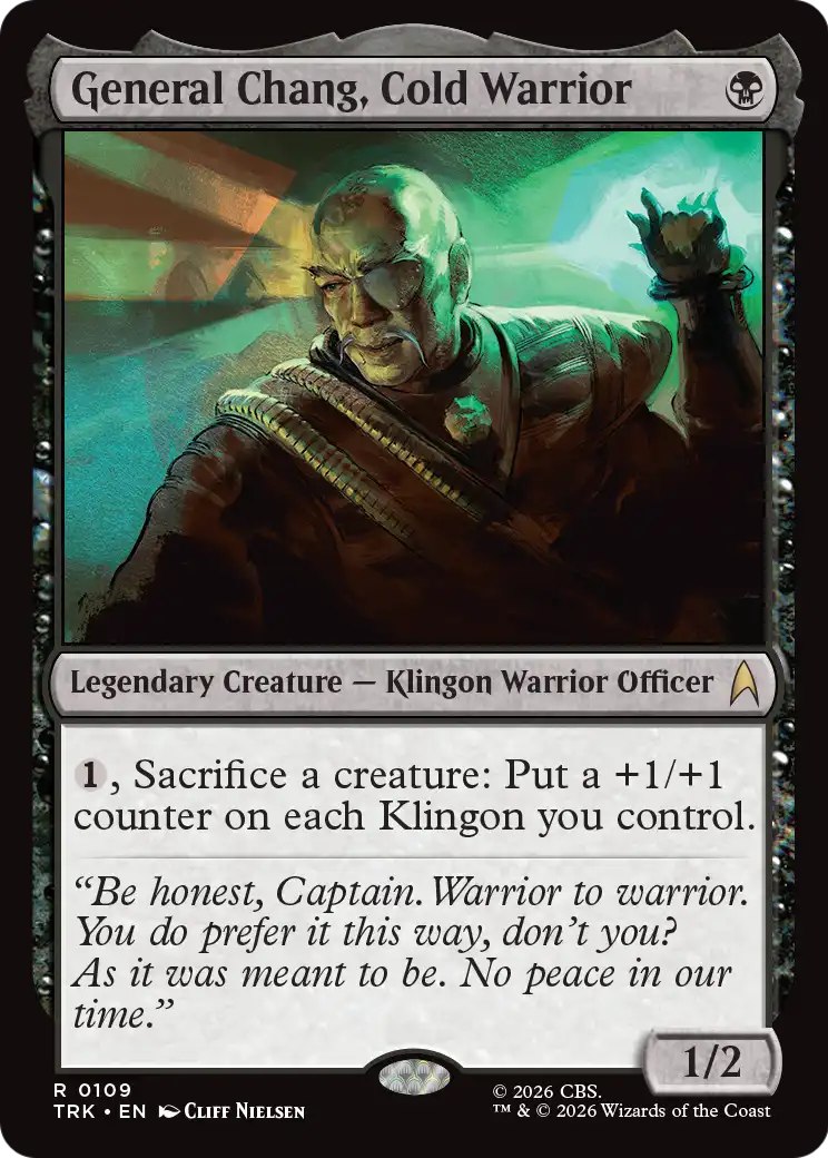 General Chang, Cold Warrior [Star Trek] | Anubis Games and Hobby