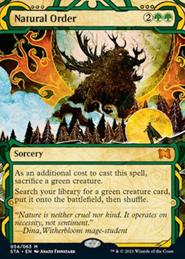 Natural Order (Foil Etched) [Strixhaven: Mystical Archive] | Anubis Games and Hobby