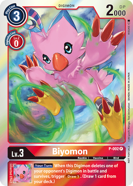 Biyomon [P-002] [Promotional Cards] | Anubis Games and Hobby