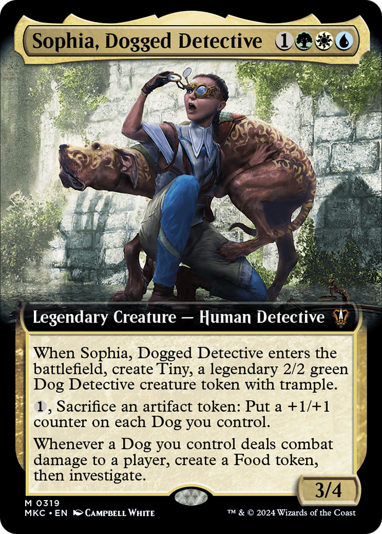 Sophia, Dogged Detective (Extended Art) [Murders at Karlov Manor Commander] | Anubis Games and Hobby