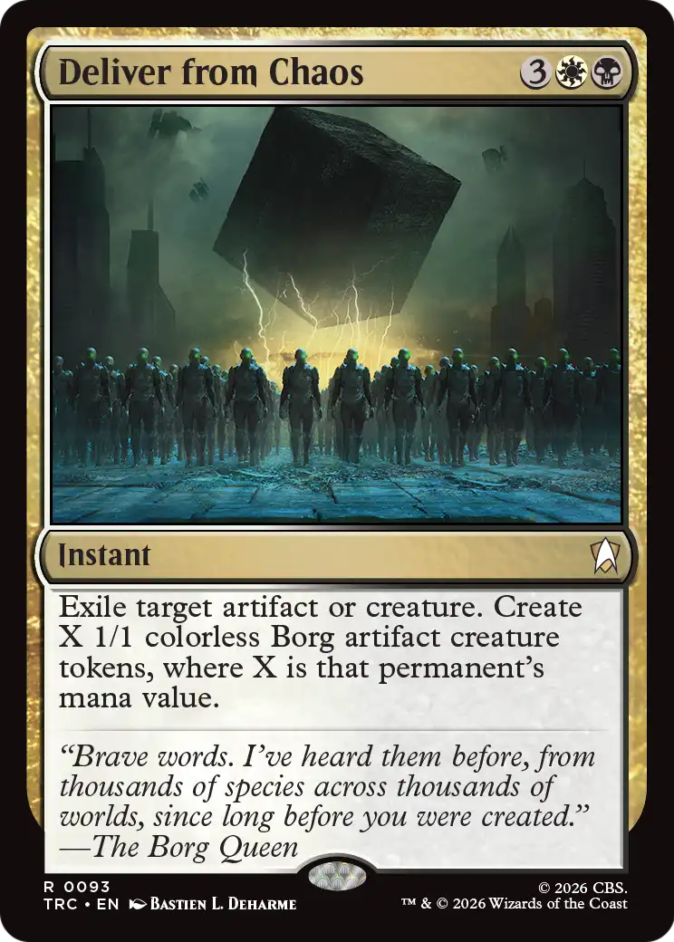 Deliver from Chaos (Surge Foil) [Star Trek Commander] | Anubis Games and Hobby