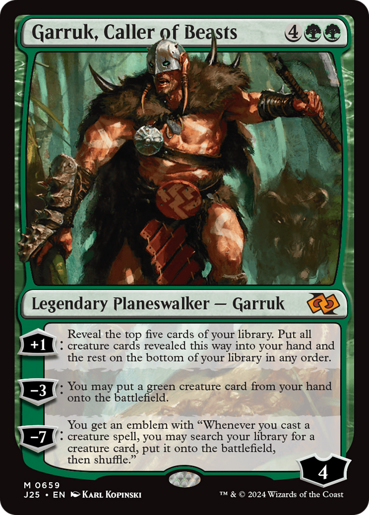 Garruk, Caller of Beasts [Foundations Jumpstart] | Anubis Games and Hobby