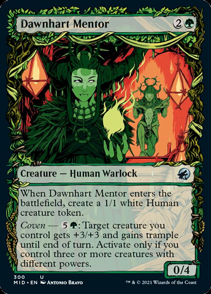 Dawnhart Mentor (Showcase Equinox) [Innistrad: Midnight Hunt] | Anubis Games and Hobby