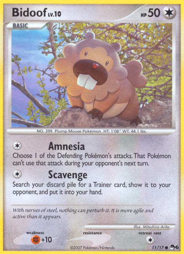 Bidoof (11/17) [POP Series 6] | Anubis Games and Hobby